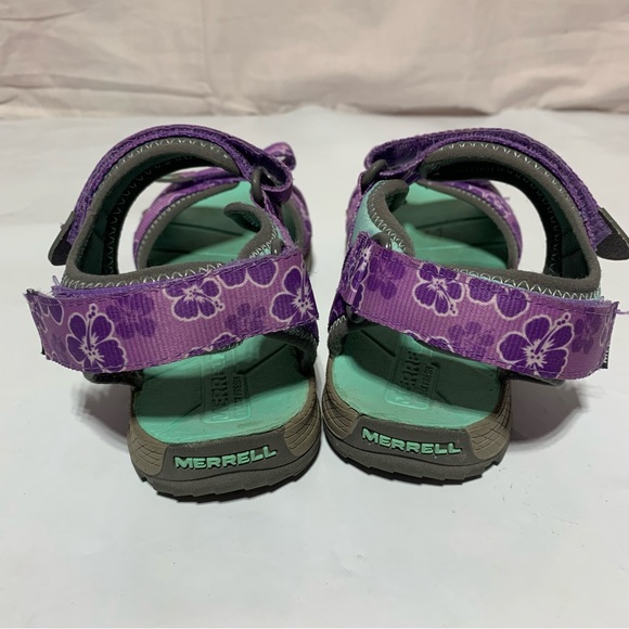 Merrell Womens Surf Strap Sandal 2.0 Floral purple Size US 6 meduim - Picture 12 of 12